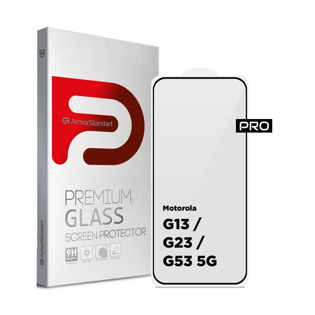 Скло захисне Armorstandart Pro Motorola G13 / G23 / G53 5G Black (ARM66134) - зображення 1