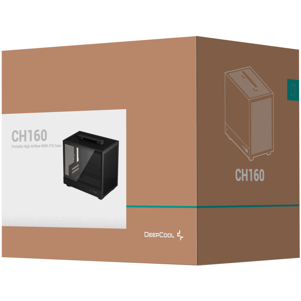 Корпус Deepcool CH160 Black (R-CH160-BKNGI0-G-1) - зображення 12