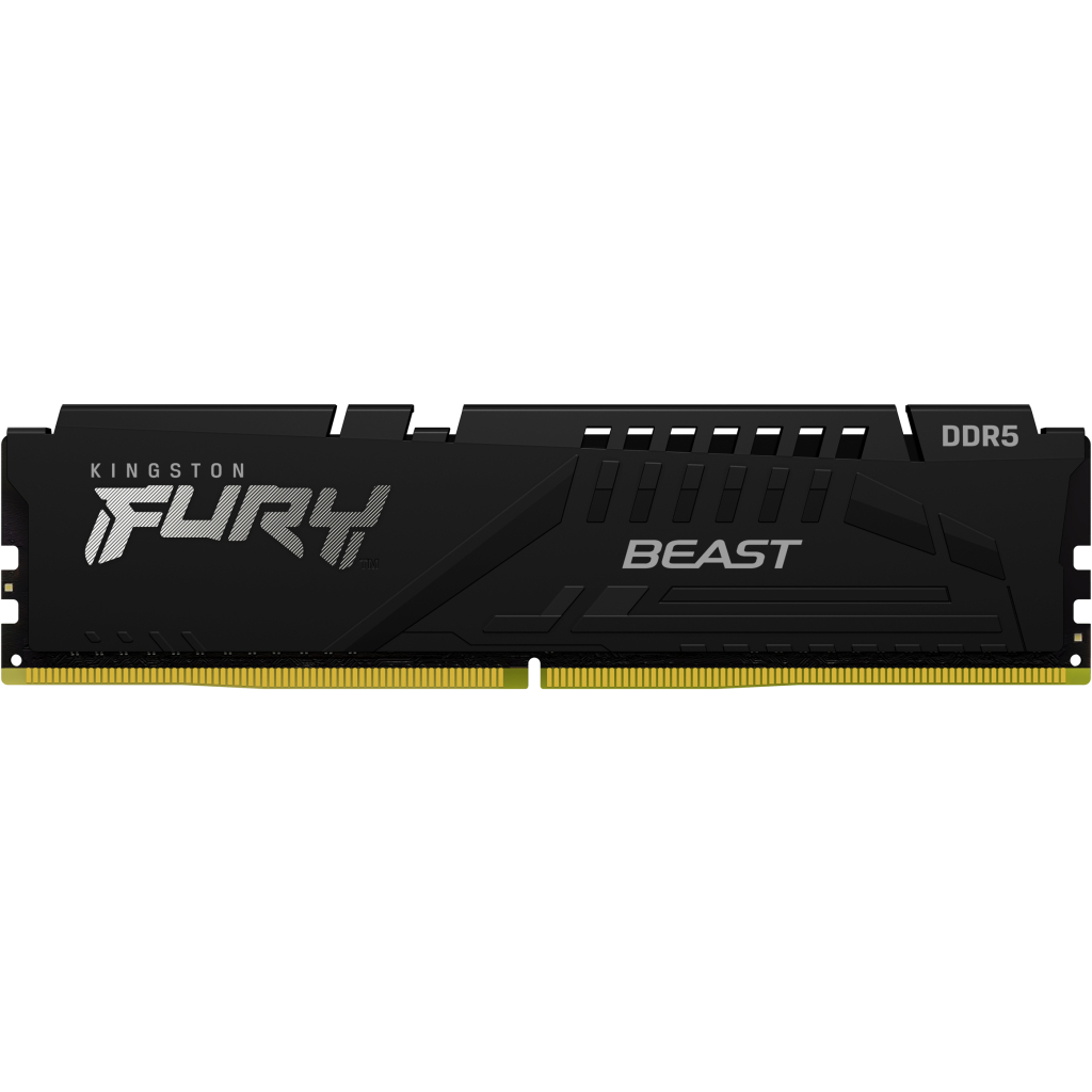 Модуль пам'яті для комп'ютера DDR5 64GB (2x32GB) 5200 MHz Beast Black Kingston Fury (ex.HyperX) (KF552C36BBEK2-64) - зображення 2