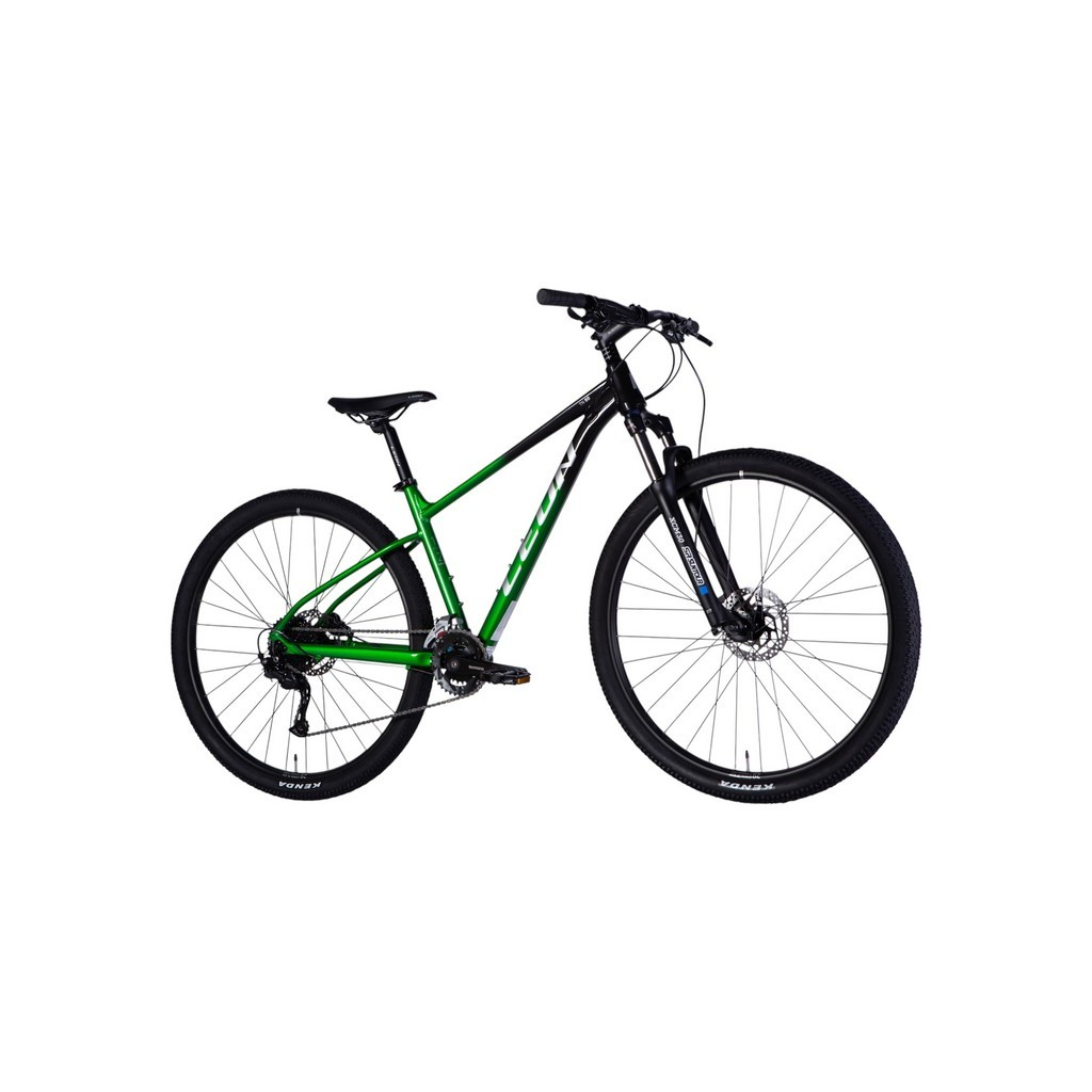 Велосипед Leon 29" TN 80 HDD рама-17" AL 2025 чорний з зеленим (OPS-LN-29-233) - зображення 4