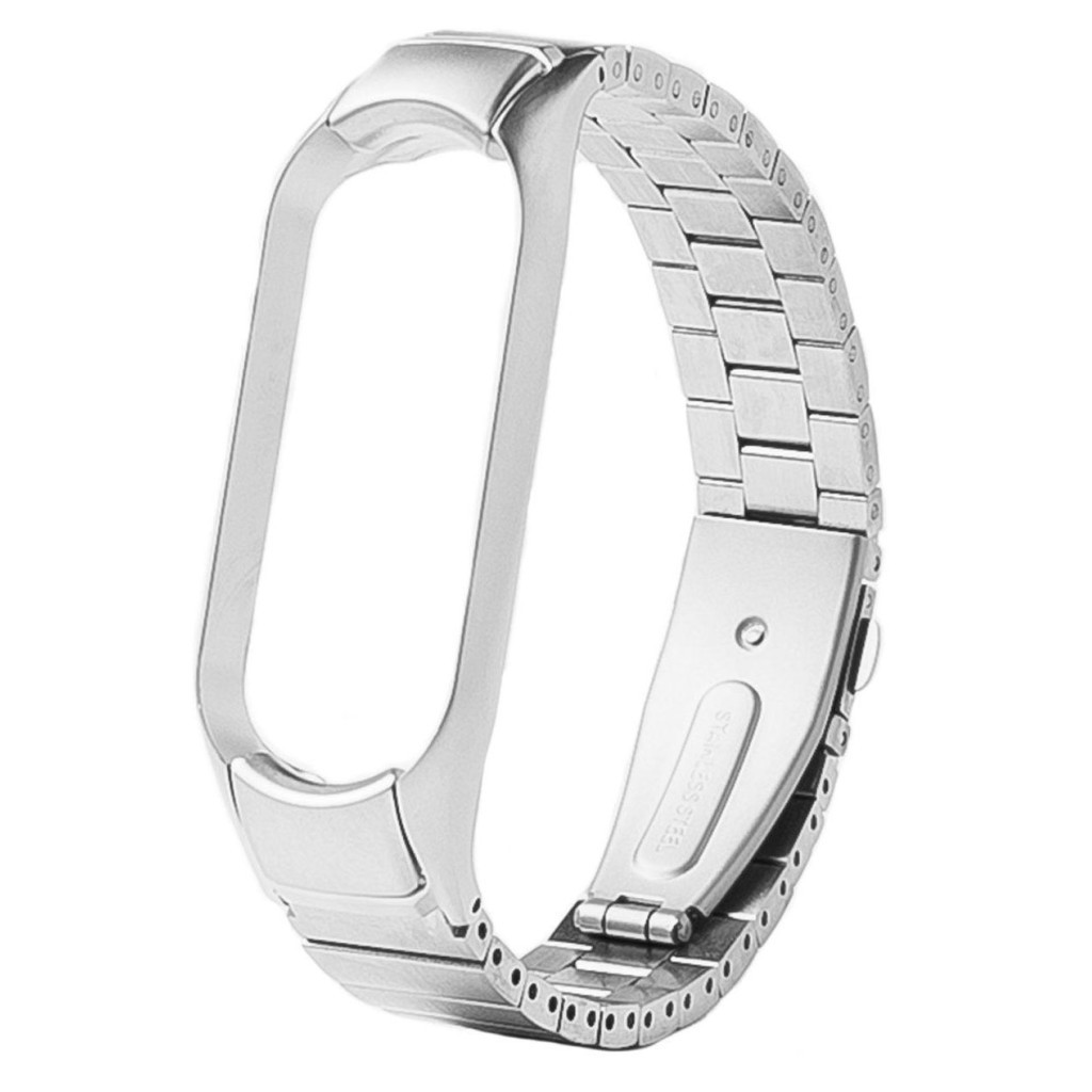 Ремінець до фітнес браслета XoKo Metal Premium Band для Xiaomi Mi band 5 Silver (XK-M5-MTSL) - зображення 1