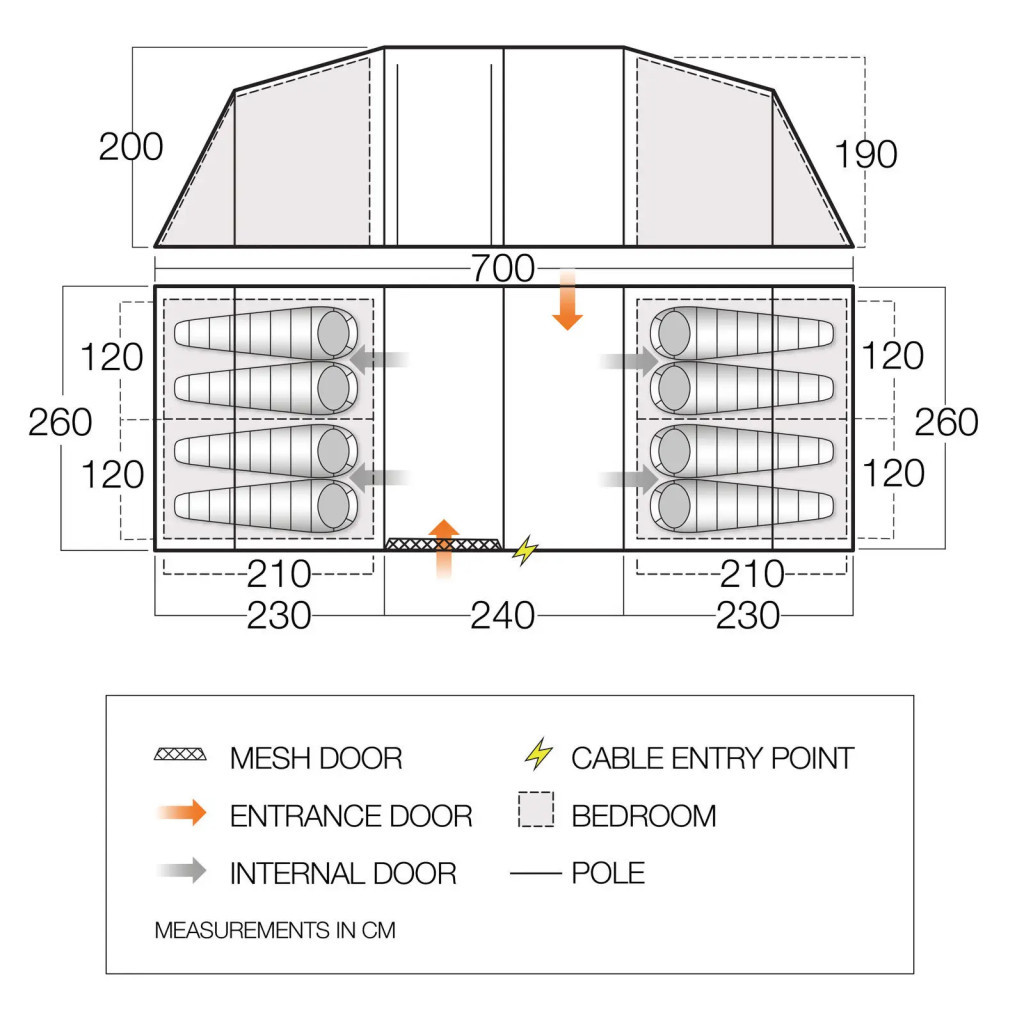Намет Vango Longleat II 800XL Herbal (928174) - зображення 2