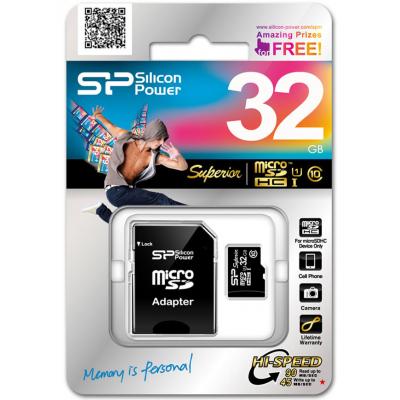 Карта пам'яті Silicon Power 32GB microSD Class10 UHS-I (SP032GBSTHDU1V10SP) - зображення 2