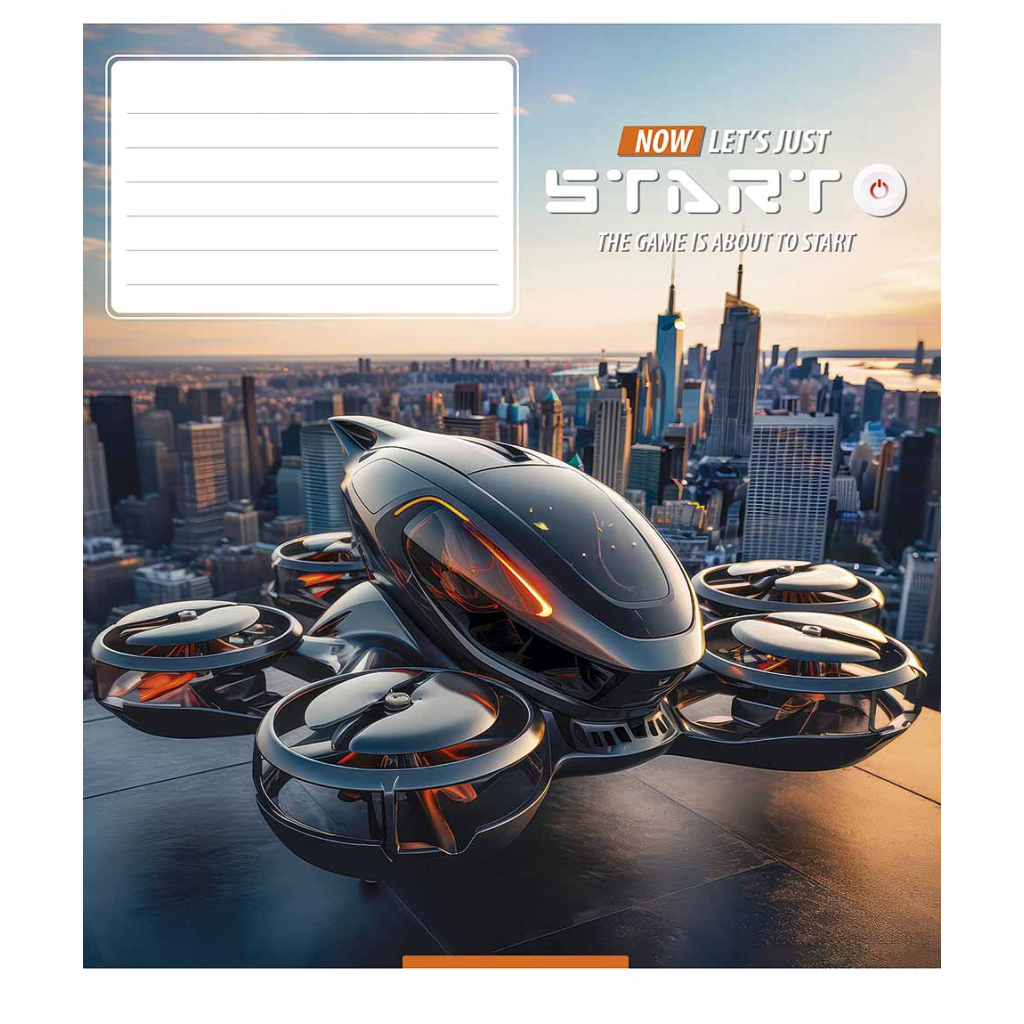 Зошит Школярик Let's start 12 аркушів клітинка (012-3411K) - зображення 5