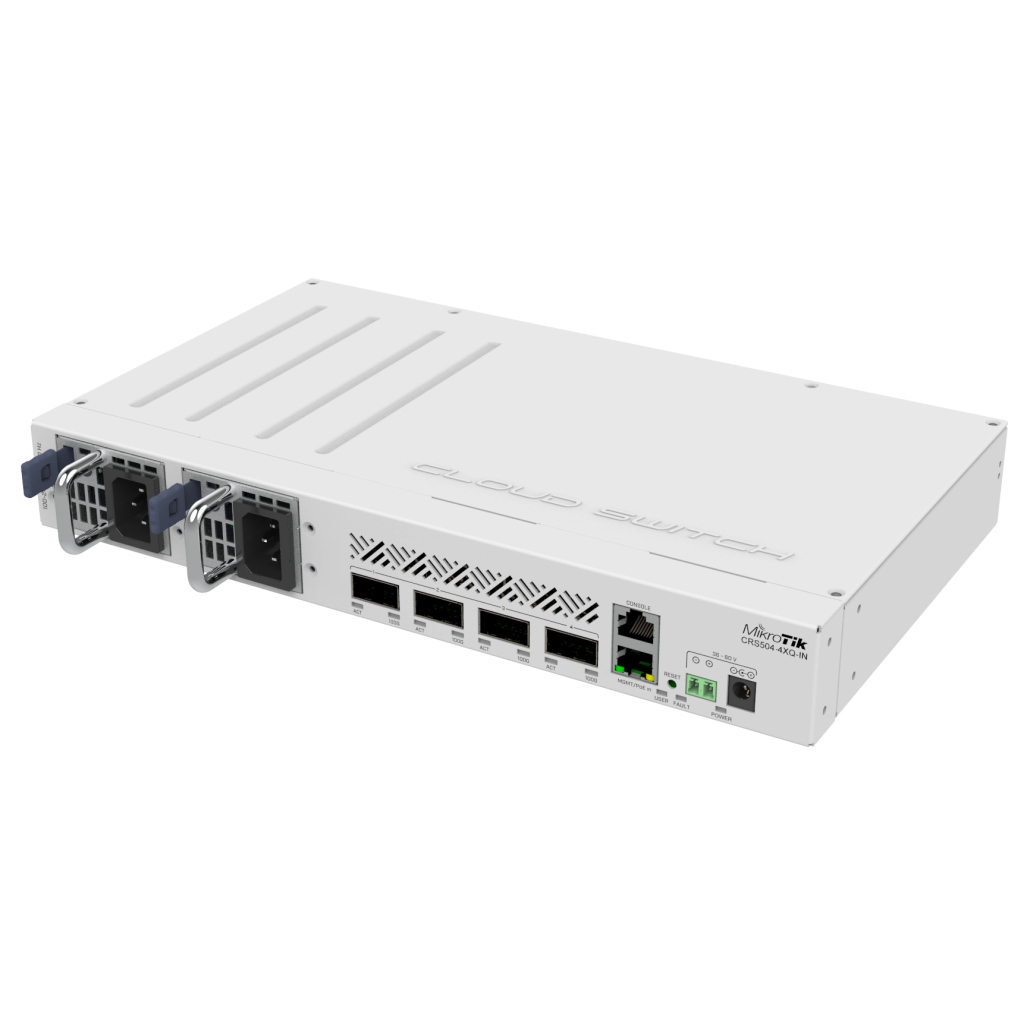 Комутатор мережевий Mikrotik CRS504-4XQ-IN - зображення 2