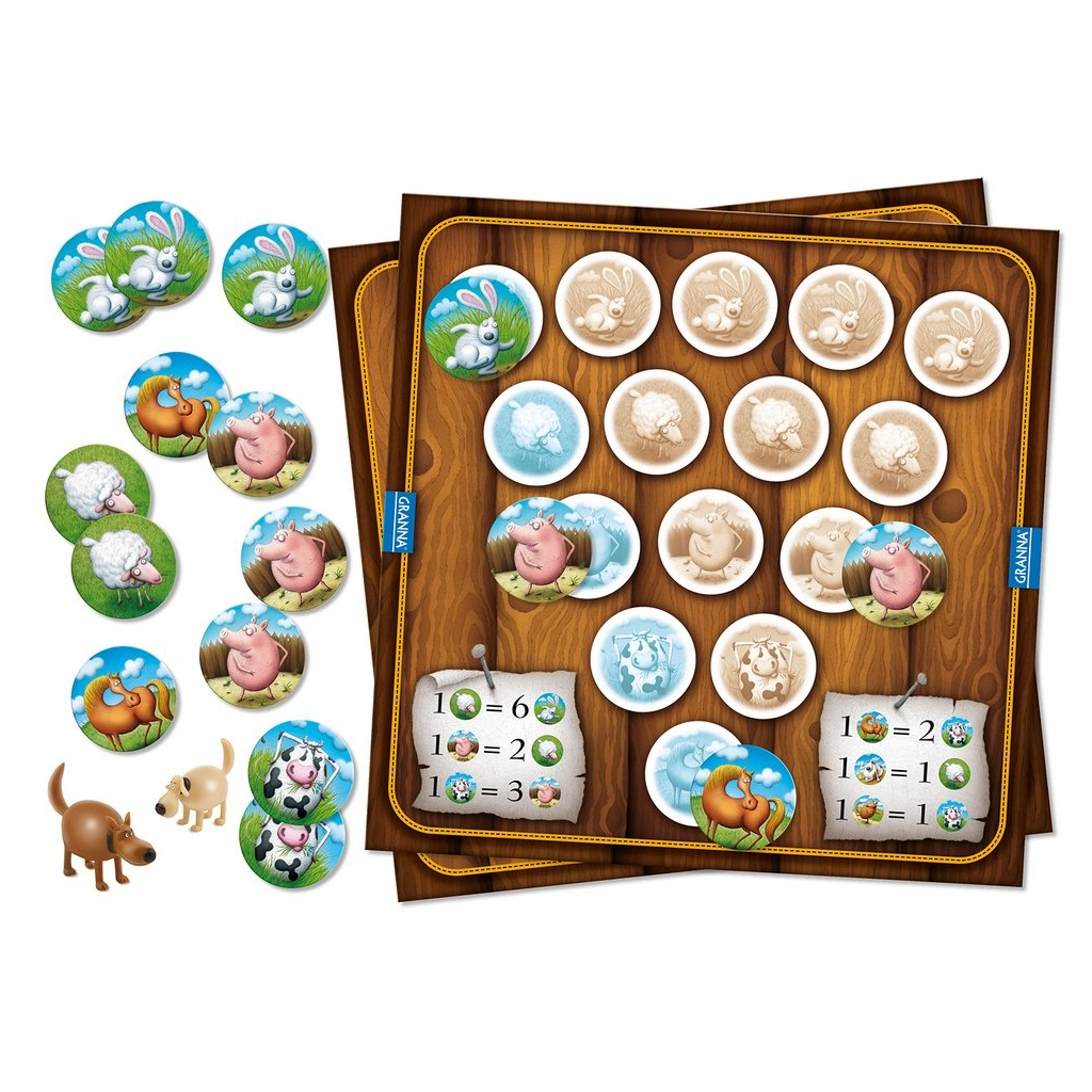 Настільна гра Granna Суперфермер 3 в 1 (84085) - изображение 3
