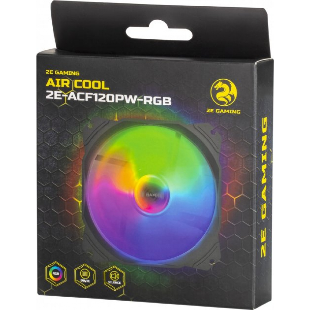 Кулер до корпусу 2E GAMING AIR COOL (ACF120PW-RGB) (2E-ACF120PW-RGB) - зображення 8