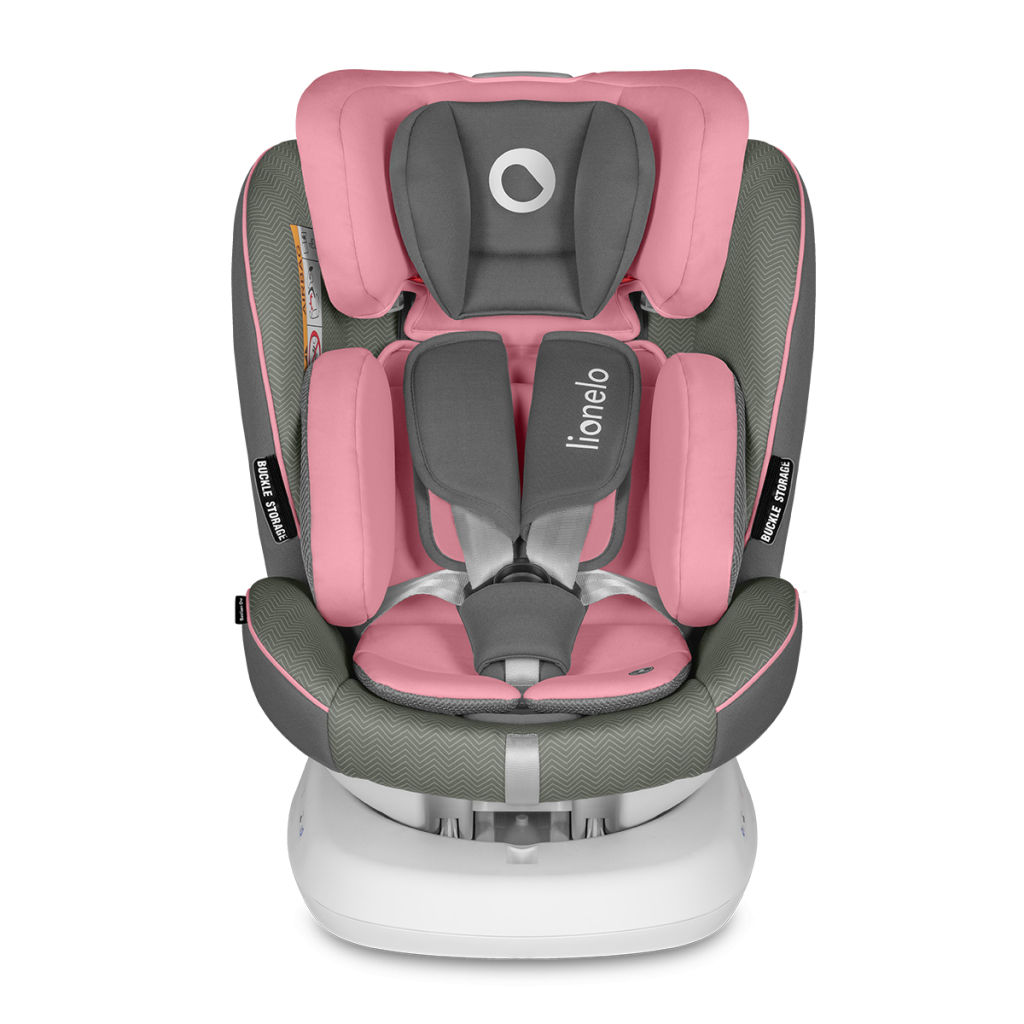 Автокрісло Lionelo Bastiaan One 0-36 кг Pink Baby (LO-BASTIAAN ONE PINK BABY) - зображення 3
