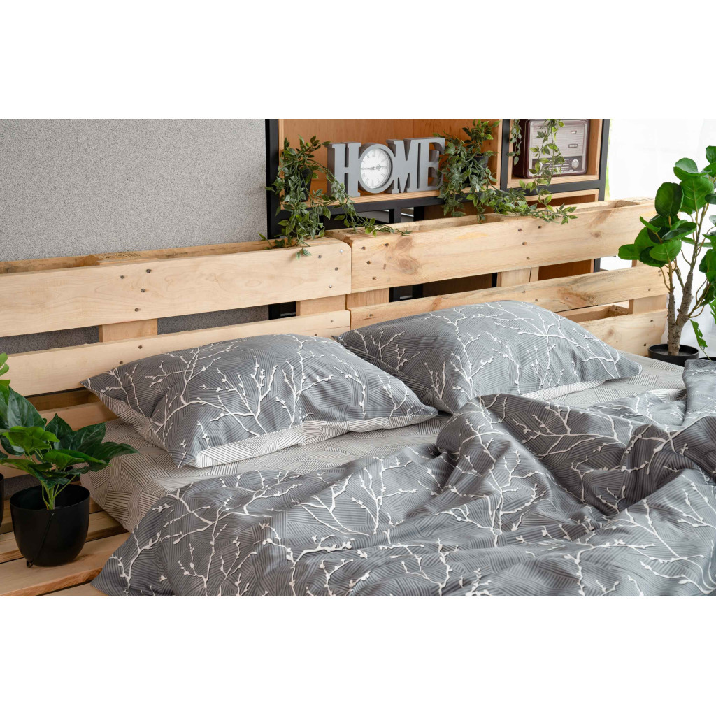 Постільна білизна Ardesto Gloria сатин блакитний полуторний 160х220 (ART1622LD) - зображення 9