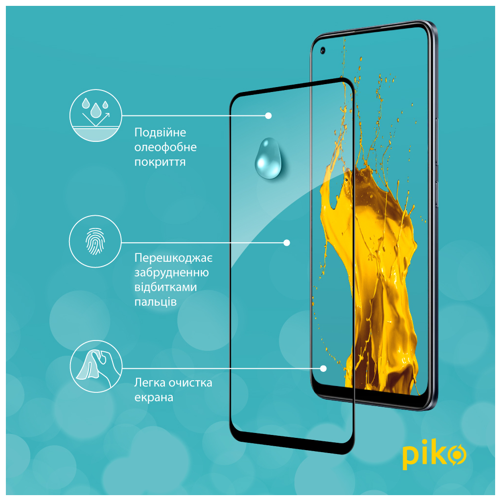 Скло захисне Piko Full Glue Realme 8 (1283126523281) - зображення 5