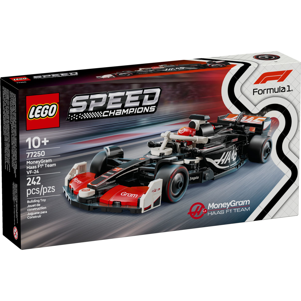 Конструктор LEGO Speed Champions Автомобіль для перегонів MoneyGram Haas F1 Team VF-24 (77250) - зображення 1