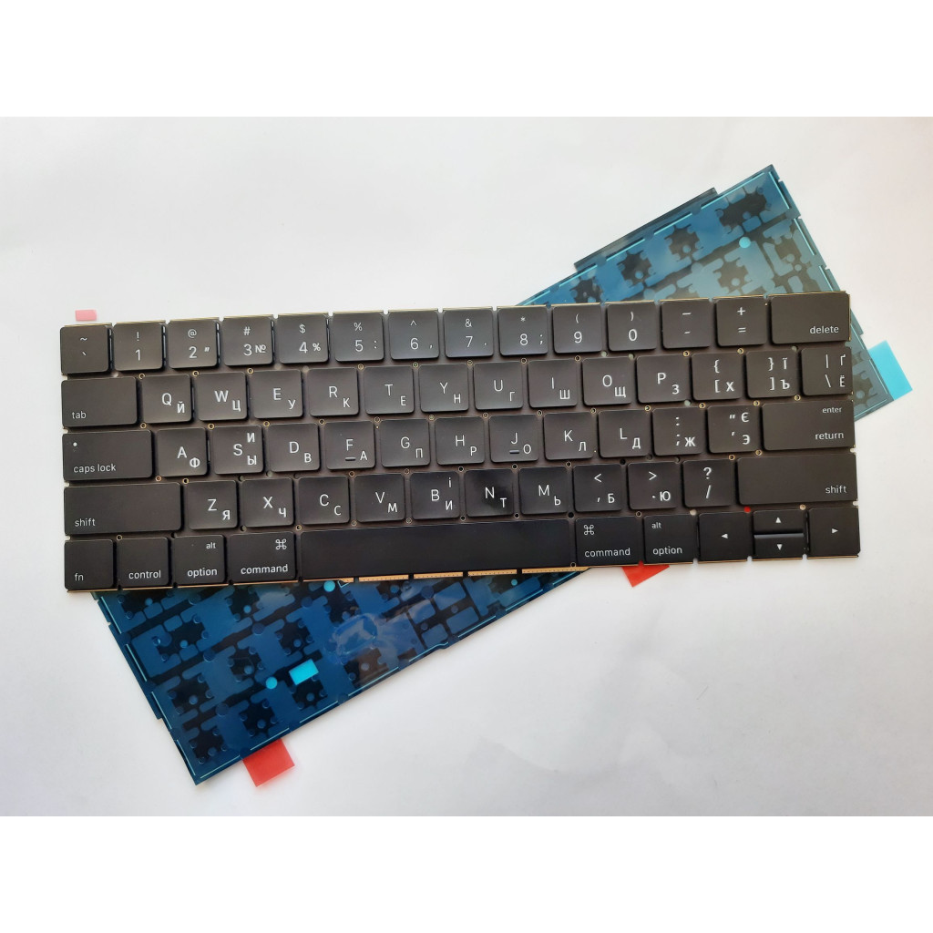 Клавіатура ноутбука Apple Macbook Pro 13.3" A1706, 15" A1707 чорна з підсвіткою (A46113) - зображення 1