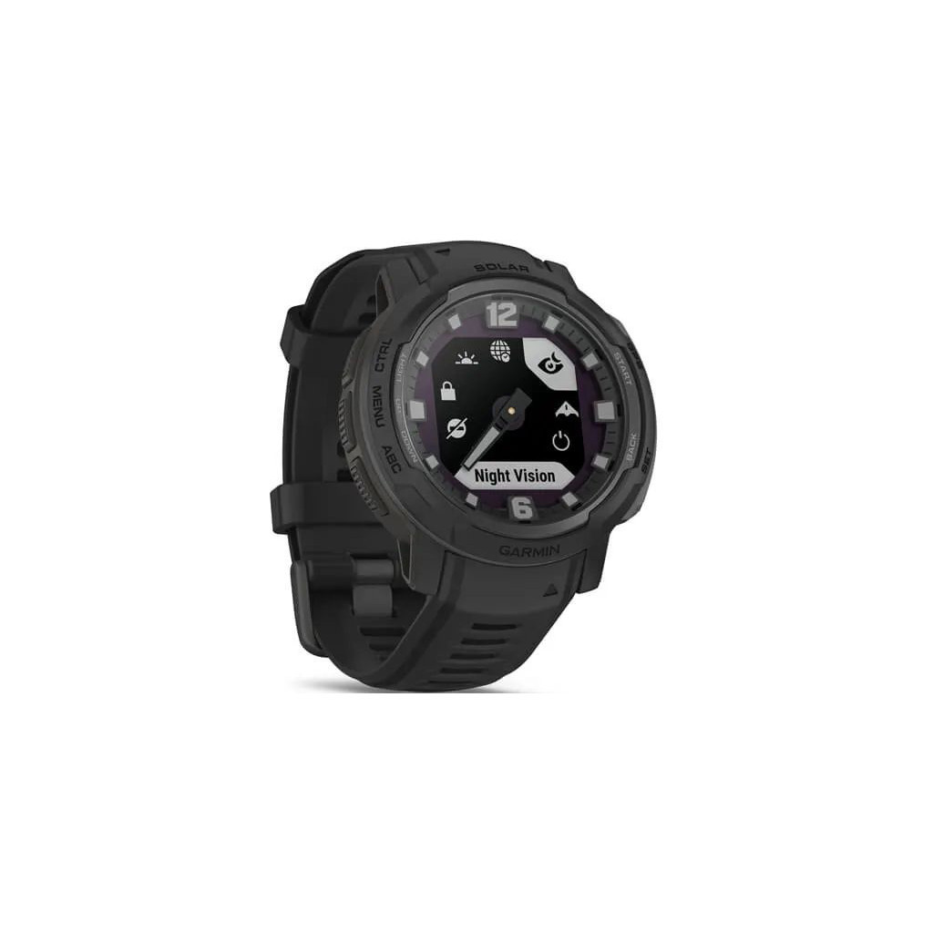 Смарт-годинник Garmin Instinct Crossover Solar, Tactical Edition, Black, GPS (010-02730-00) - зображення 3