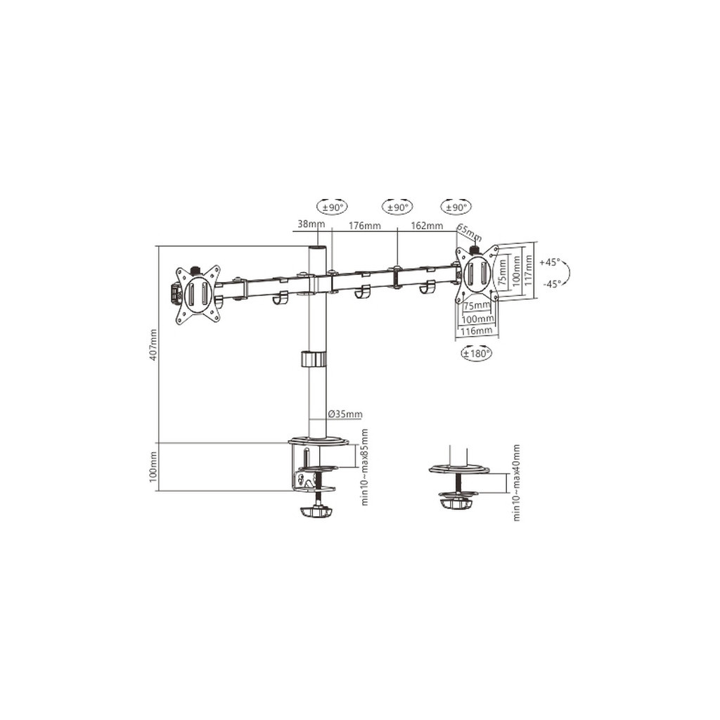 Кронштейн HiSmart HS082406 - зображення 3