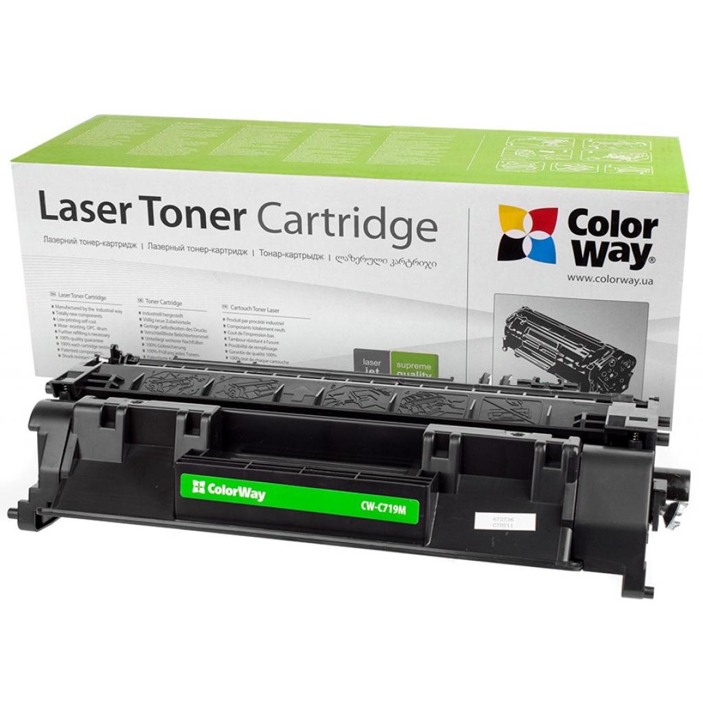 Картридж ColorWay для CANON 719Univ + тонер ТН-2035 (2шт) (CW-C719M/TH-2035) - зображення 1