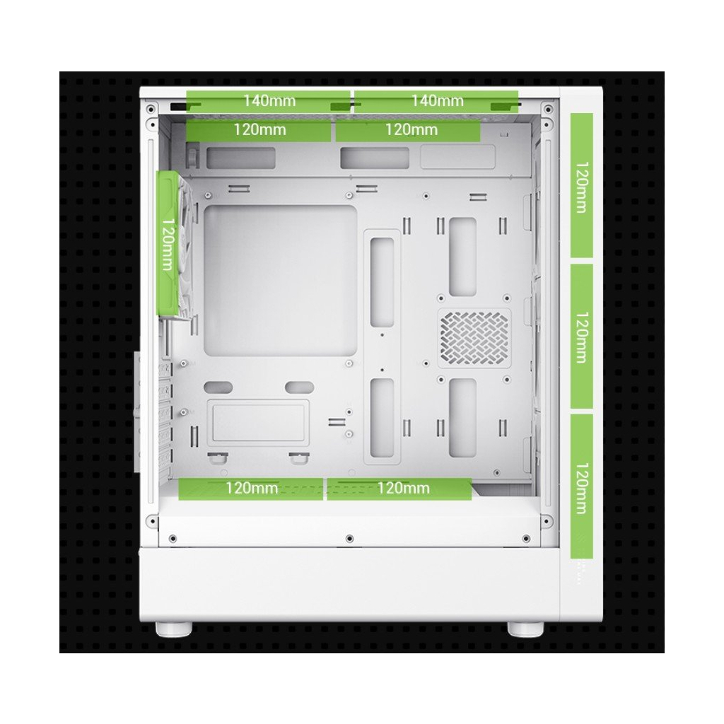 Корпус для ПК Gamemax AERIS 330 GW - зображення 12