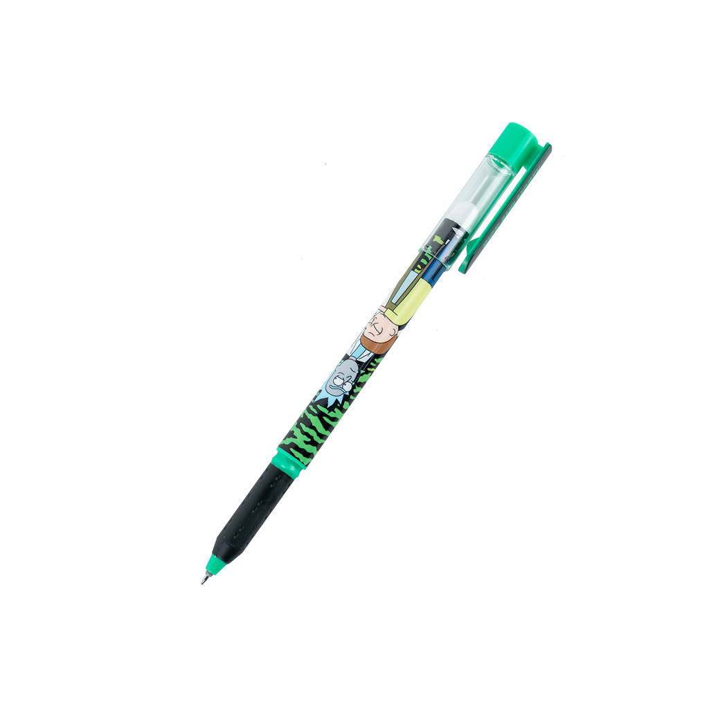 Ручка гелева Kite пиши-стирай Rick and Morty синя, 2 шт у пеналі (RM24-069) - зображення 3