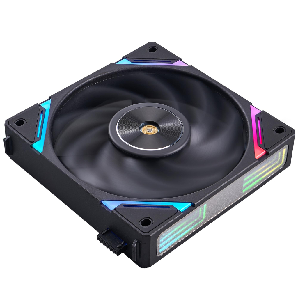 Кулер до корпусу 1stPlayer XF7 Black (XF7-BK-1IN1) - зображення 8