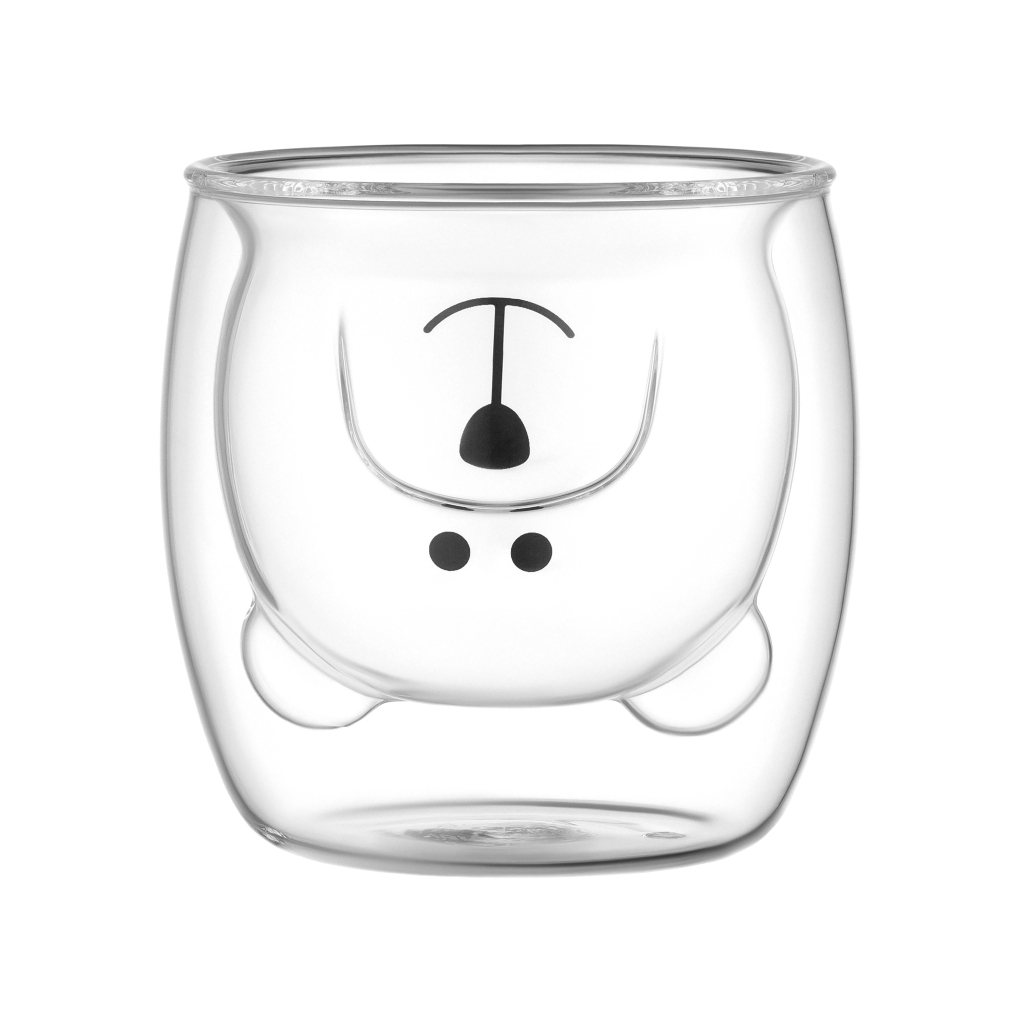 Набір склянок Ardesto Animals 250 мл 2 шт прозорий (AR2625BA) - зображення 3