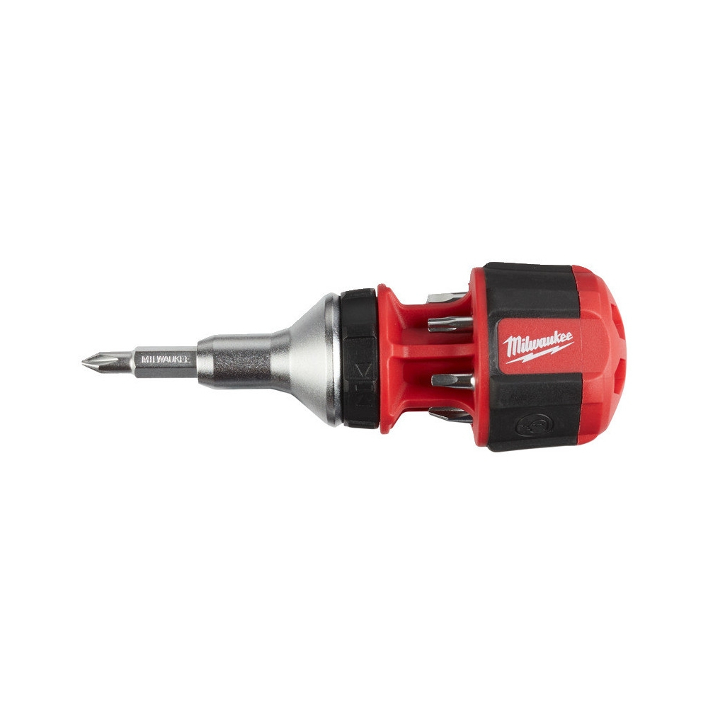 Набір викруток Milwaukee з тріскачкою коротка 8 в 1 (4932471868) - зображення 2
