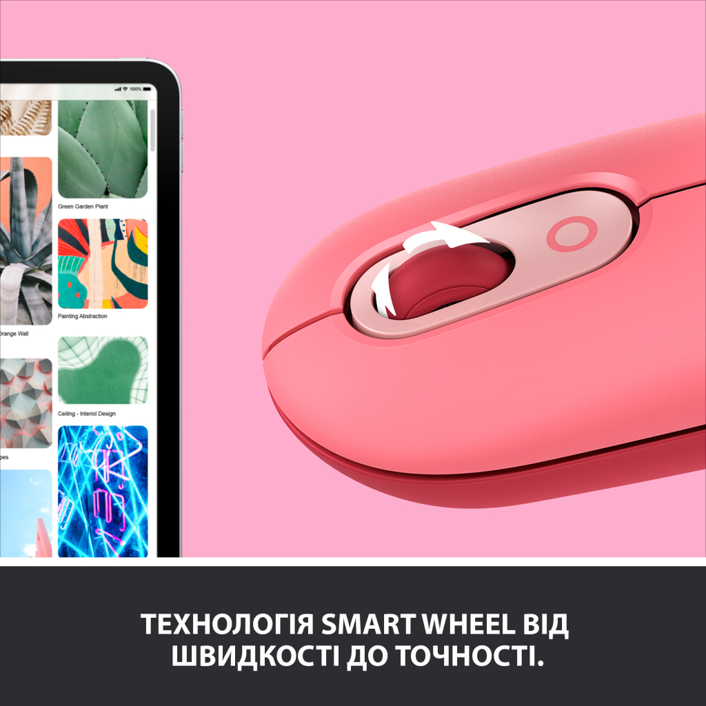 Мишка Logitech POP Mouse Bluetooth Heartbreaker Rose (910-006548) - зображення 5