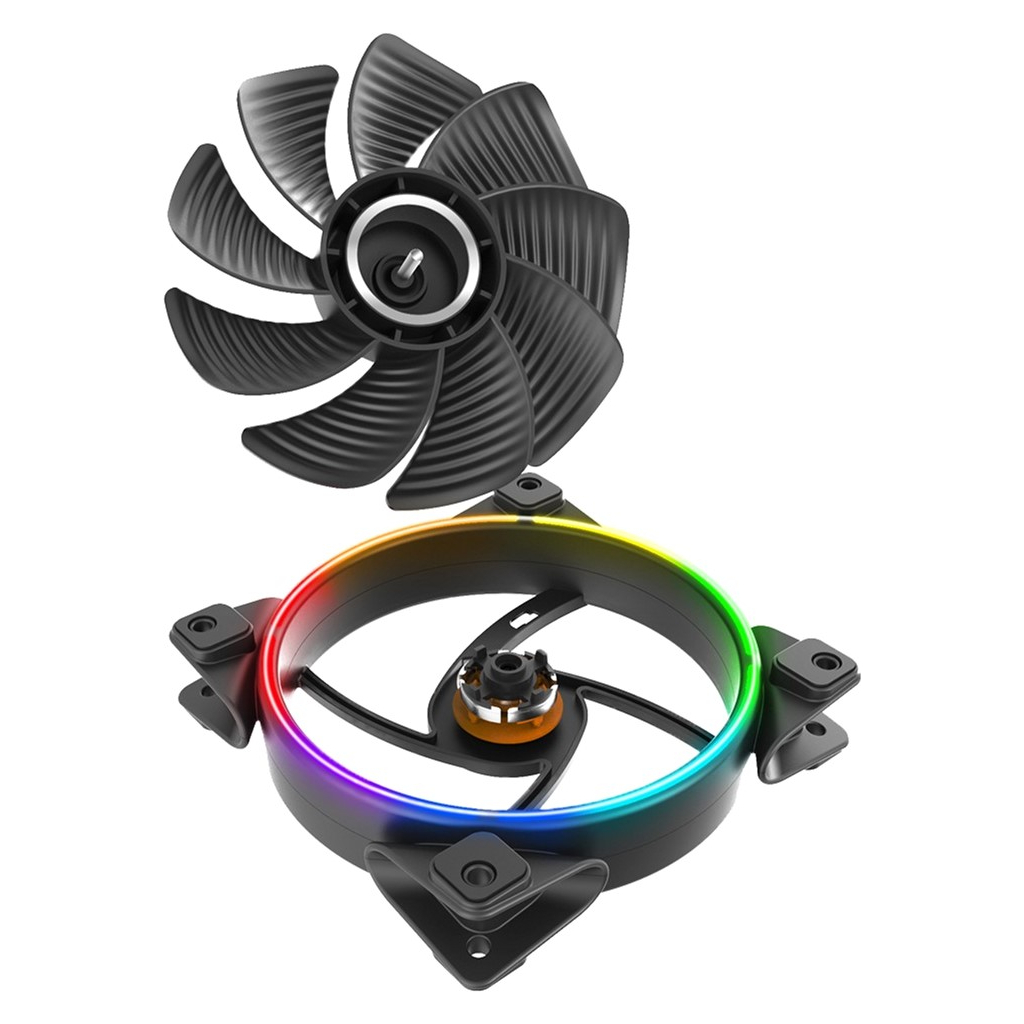 Кулер до корпусу PcCooler CORONA FRGB (Dual Ring) - зображення 3