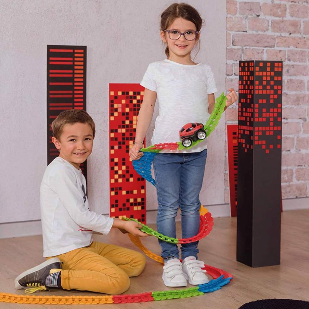 Автотрек Smoby Флекстрім з машинкою зі світловими ефектами 184 елементи (180902) - зображення 5