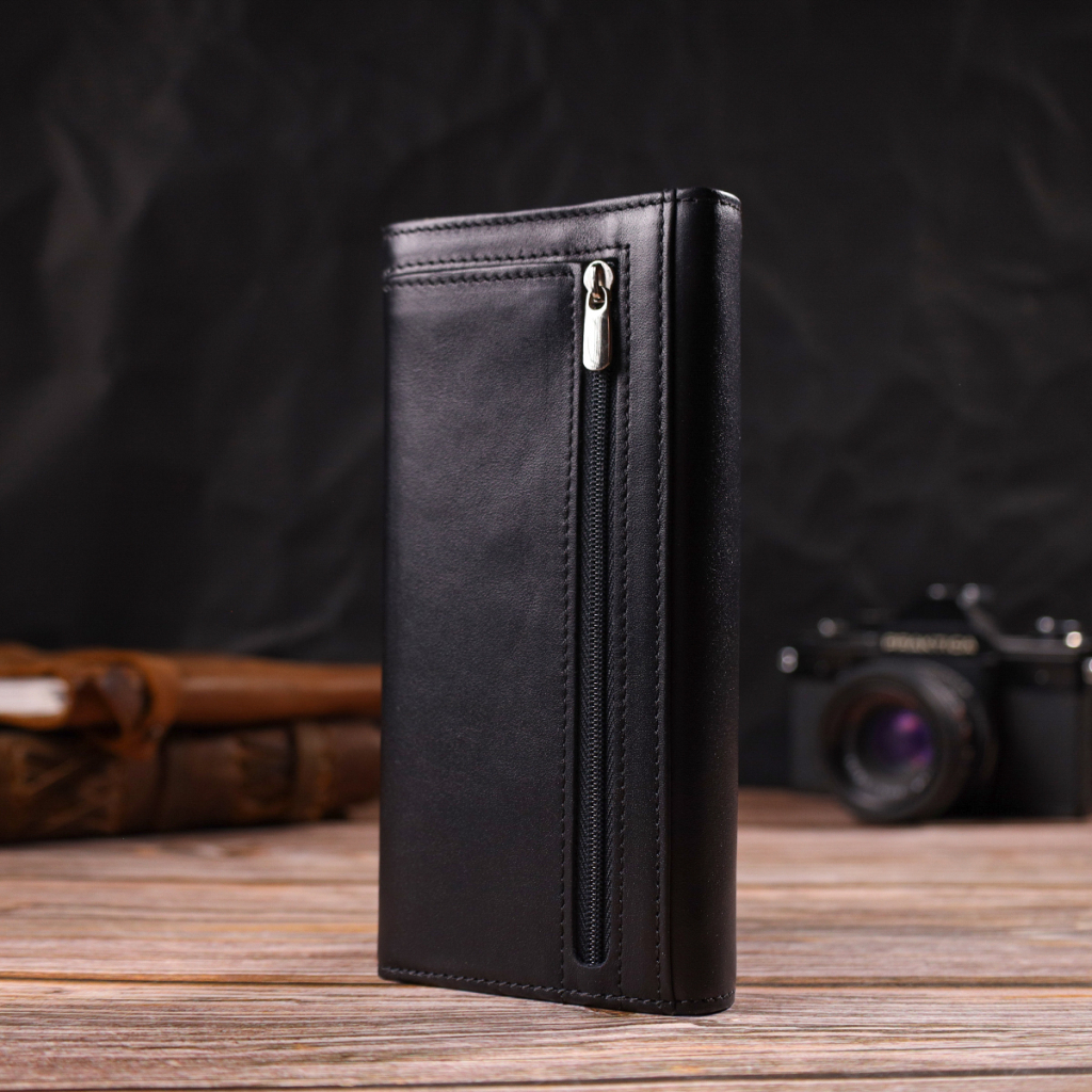 Гаманець Canpellini Шкіряний Чорний (21724) - зображення 9