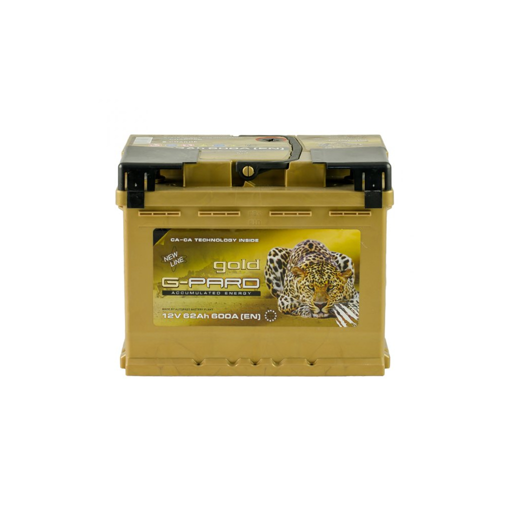Акумулятор автомобільний G-Pard 62 Аh/12V Gold Euro (TRC062-G00) - зображення 1