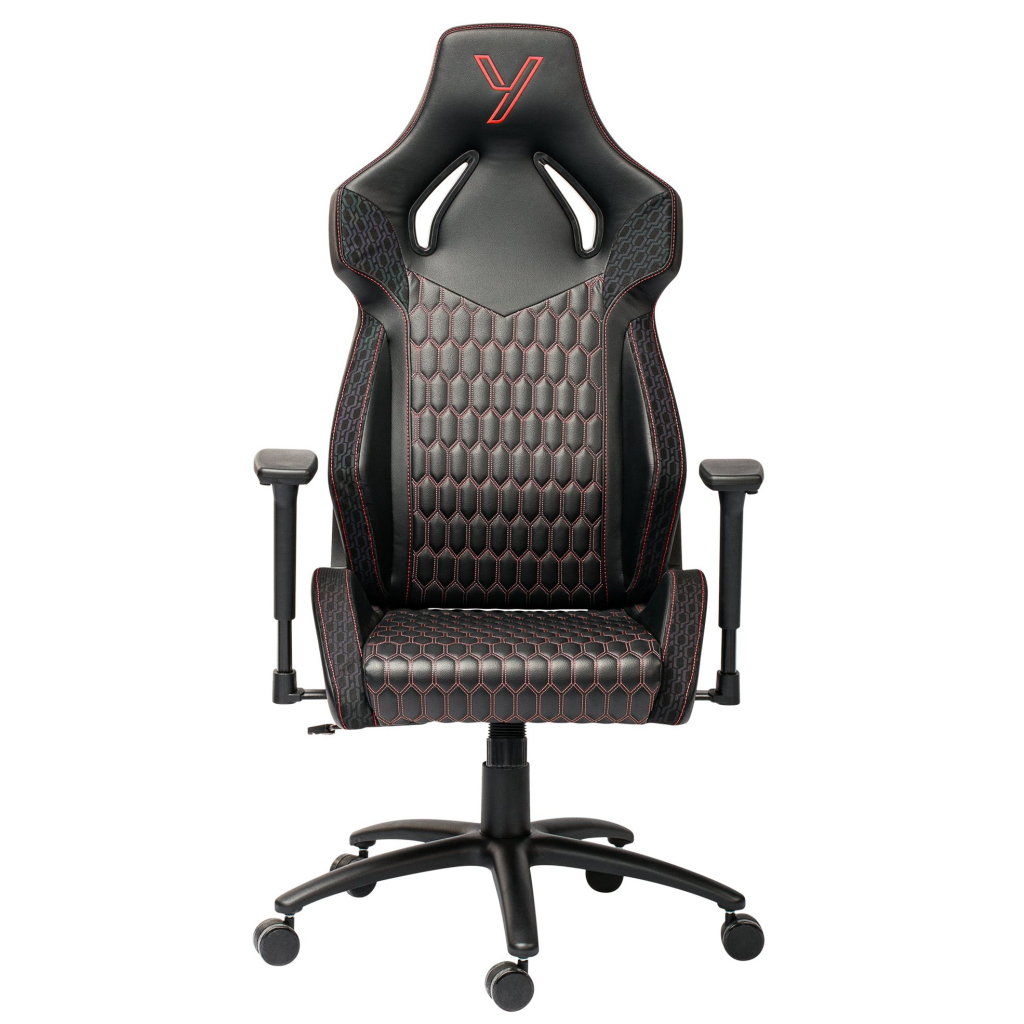 Крісло ігрове YENKEE YGC 110RD GHOST Black (63000053) - зображення 4