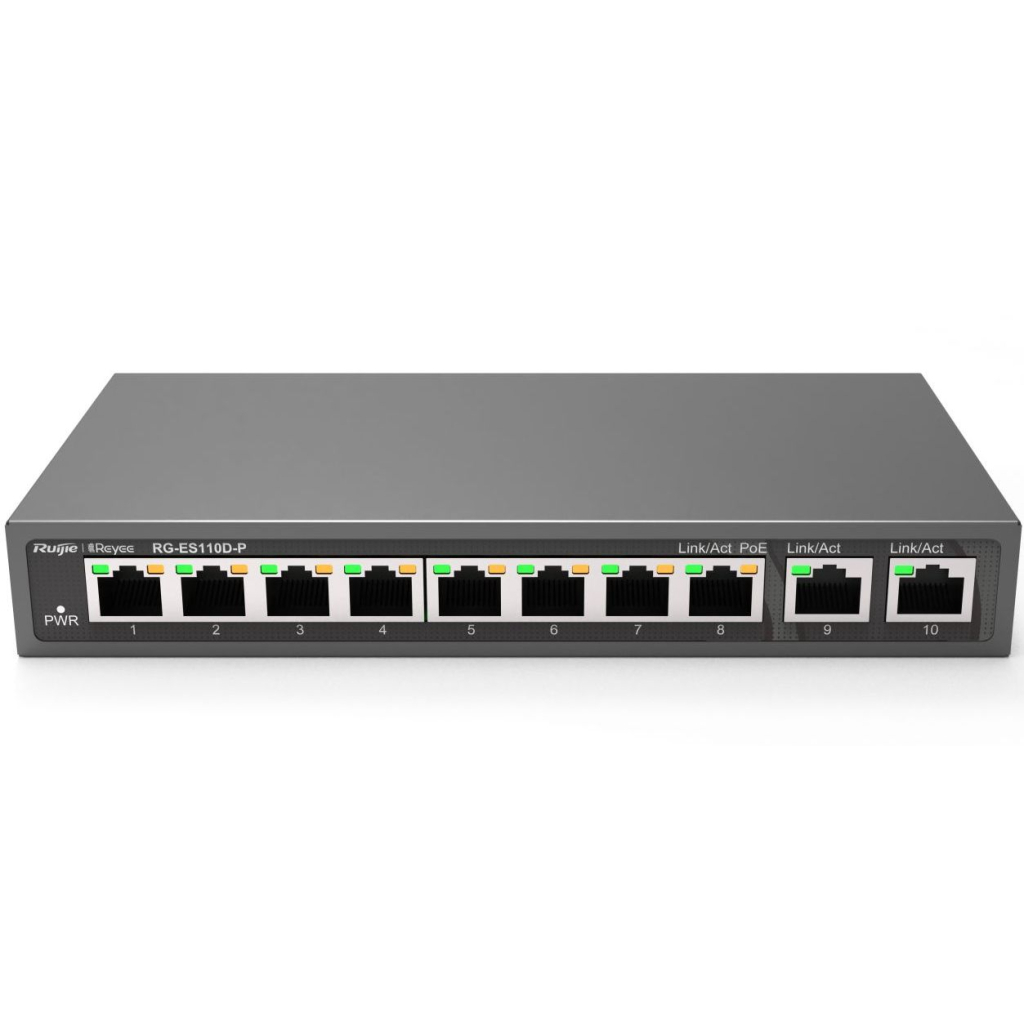 Комутатор мережевий Ruijie Networks RG-ES110D-P - зображення 2
