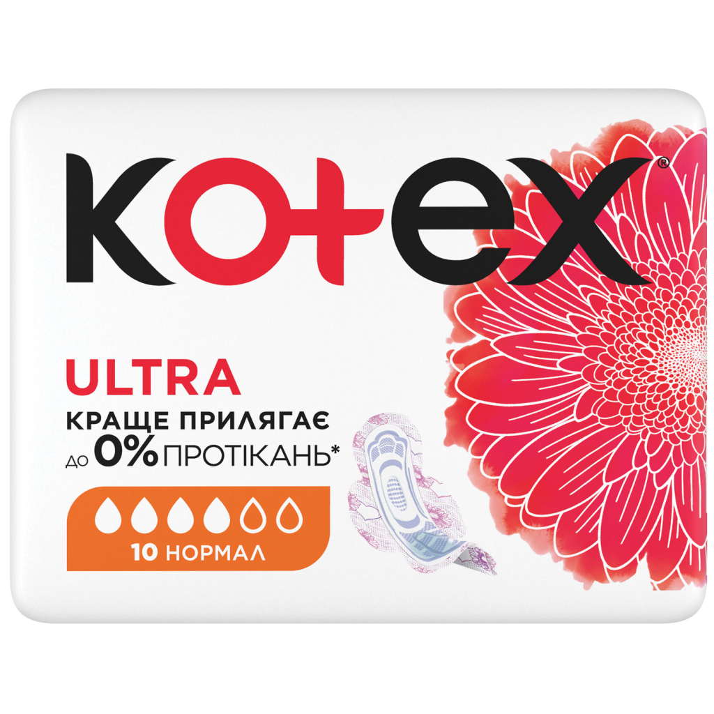 Гігієнічні прокладки Kotex Ultra Normal 10 шт. (5029053542621) - зображення 2