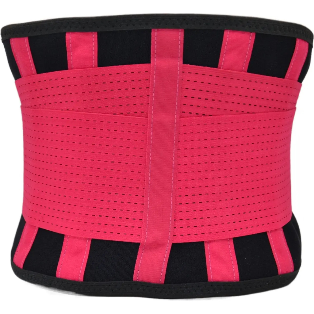 Пояс компресійний MadMax MFA-277 Slimming and Support Belt black/rubine red M (MFA-277-RED_M) - зображення 3