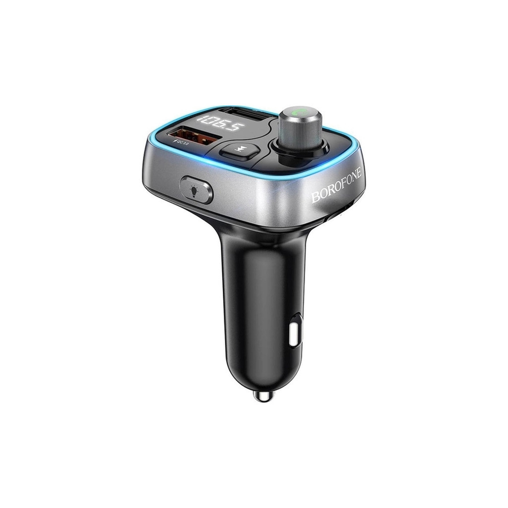 FM модулятор BOROFONE BC32, Black, Box - зображення 3