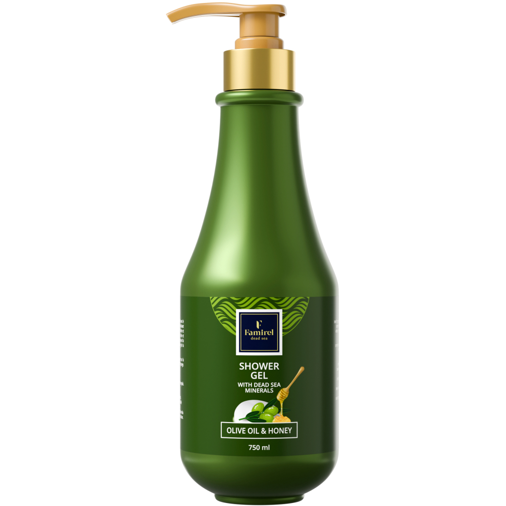 Гель для душу Famirel Оливкова олія та мед 750 мл (7290114085120) - зображення 1