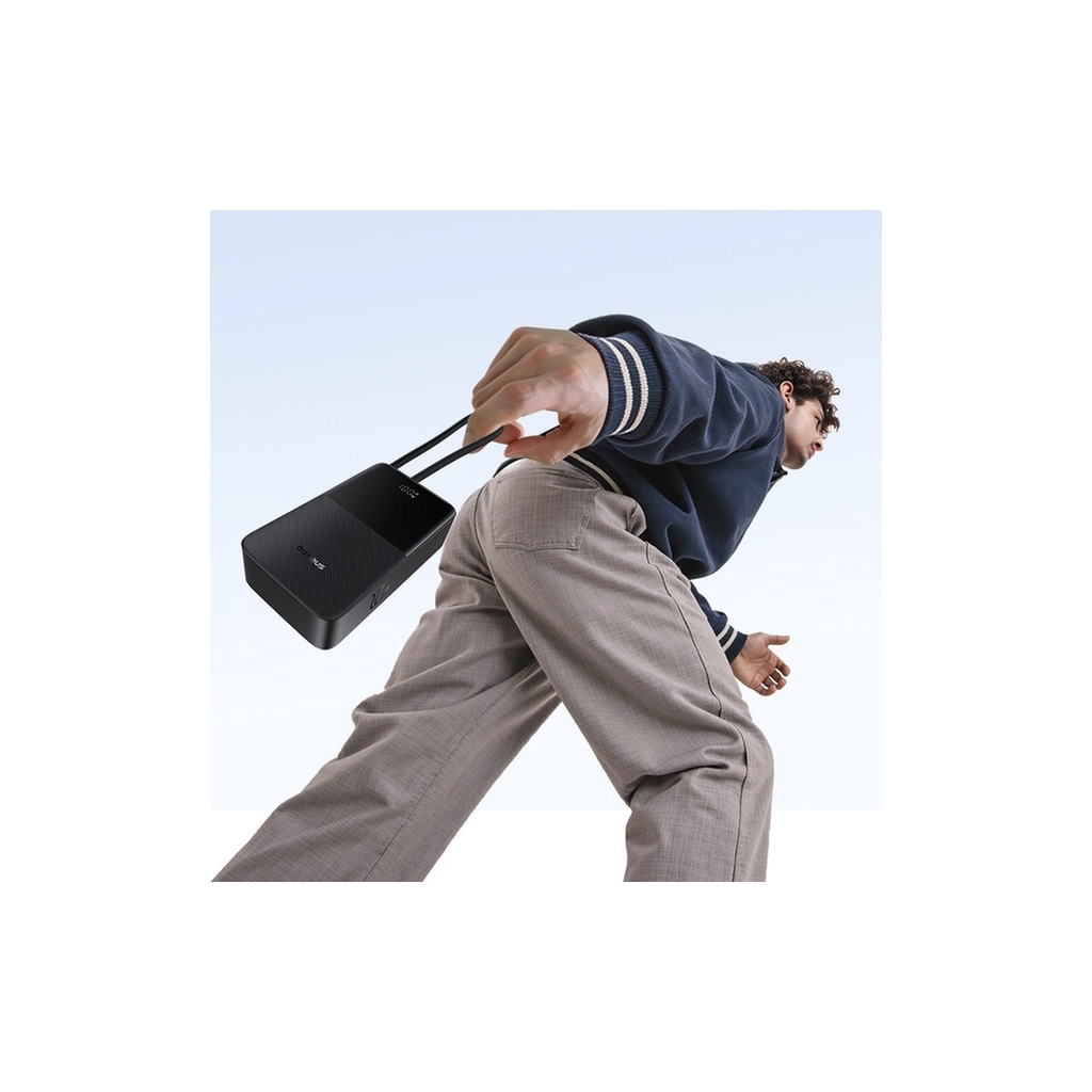 Батарея універсальна Baseus EnerFill FC51 Bipow2 Pro 20000mAh 22,5W build-in cable USB-C black (E0027701) - зображення 5