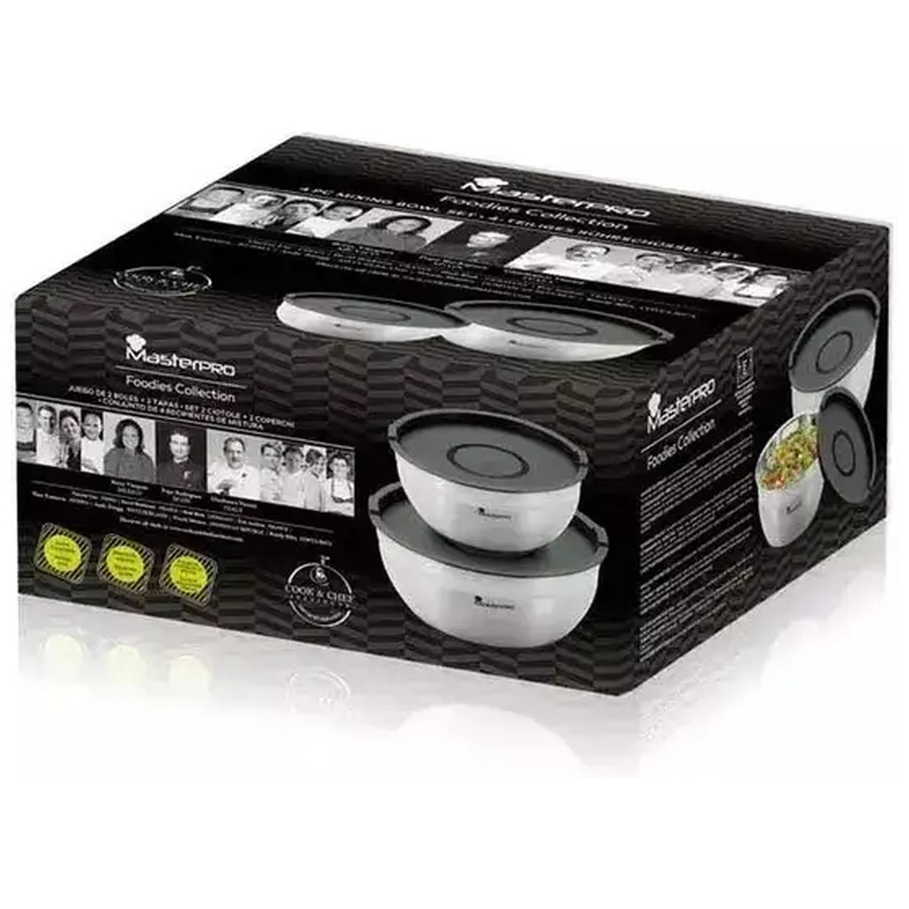 Миска MasterPro Foodies collection набір 2 шт з кришками 20/24 см (BGMP-1553) - зображення 5