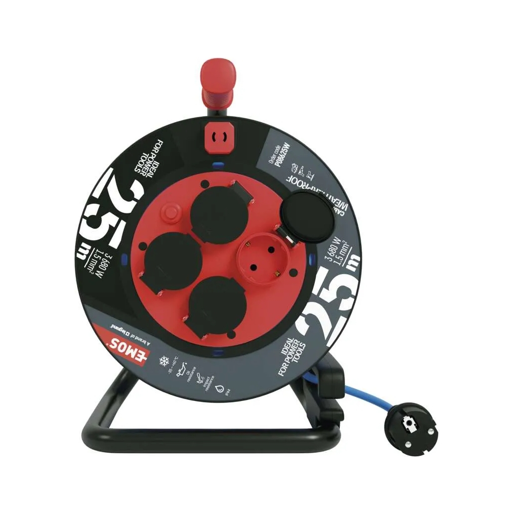 Мережевий подовжувач EMOS P08625W - зображення 2