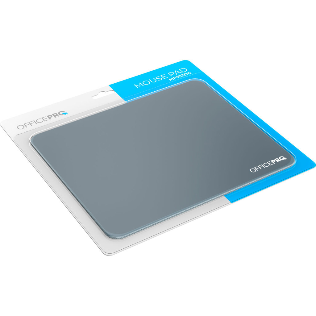 Килимок для мишки OfficePro MP102DG Dark Gray - зображення 4