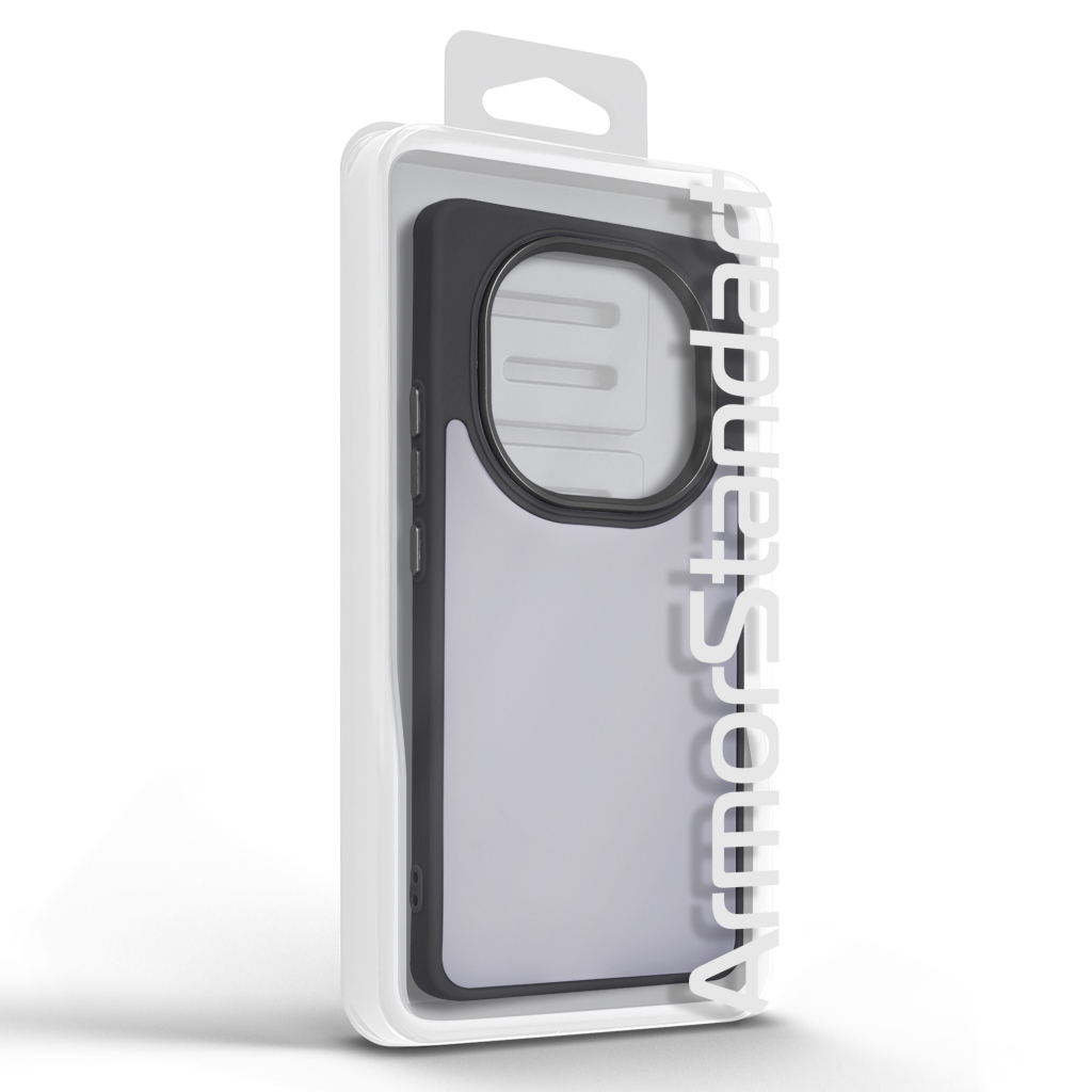 Чохол до мобільного телефона Armorstandart Frame Xiaomi Redmi Note 14 Pro 4G Black (ARM79869) - зображення 3