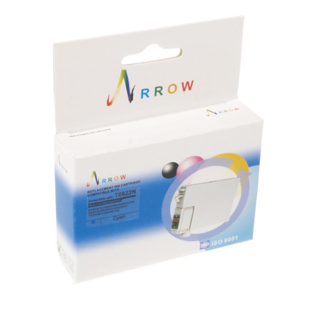 Картридж Arrow Epson Stylus Photo R270/T50/TX650/C13T08224A10/C13T11224A10 (T0822N) - зображення 1