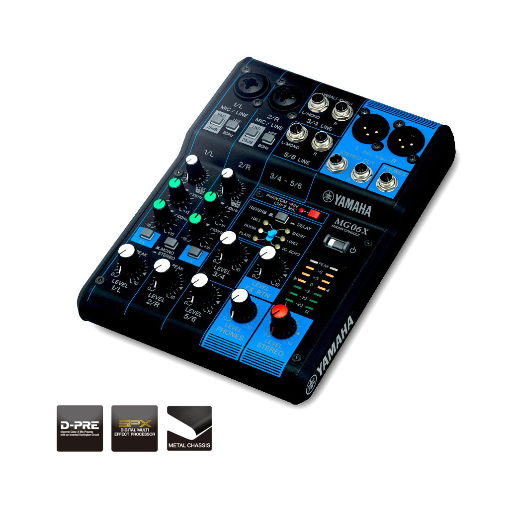 Мікшерний пульт Yamaha MG06X - picture 2
