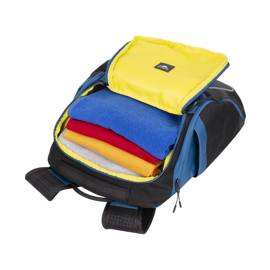 Рюкзак для ноутбука RivaCase 15.6" 5225 Black/blue - зображення 9