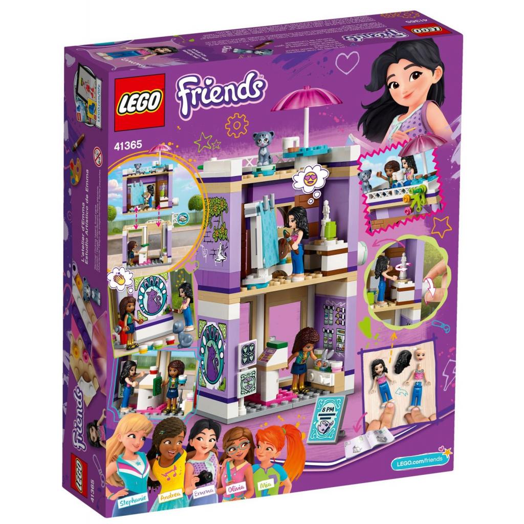 Конструктор LEGO Friends Художня студія Емми 235 деталей (41365) - зображення 9