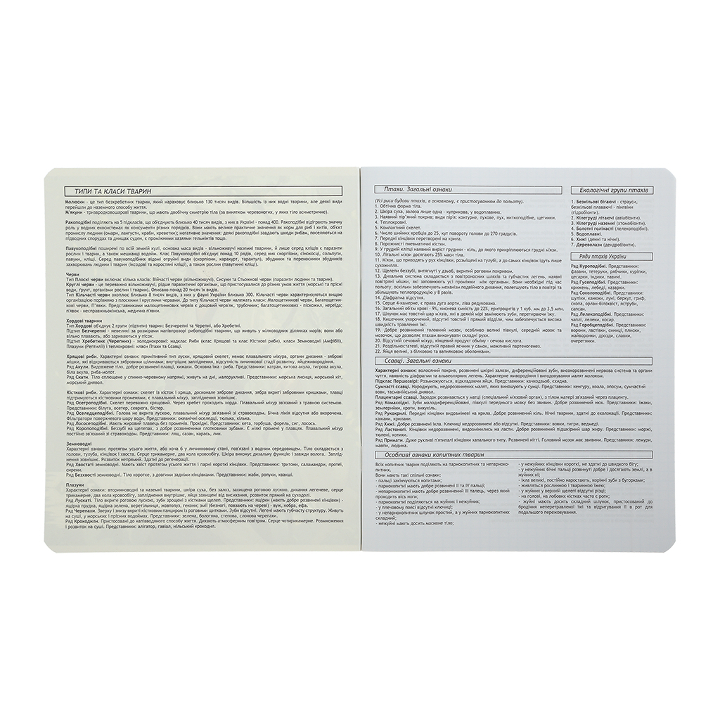 Зошит ZiBi предметний CUTE CAT, 36 аркушів, клітинка, біологія (ZB.1731-10) - зображення 3