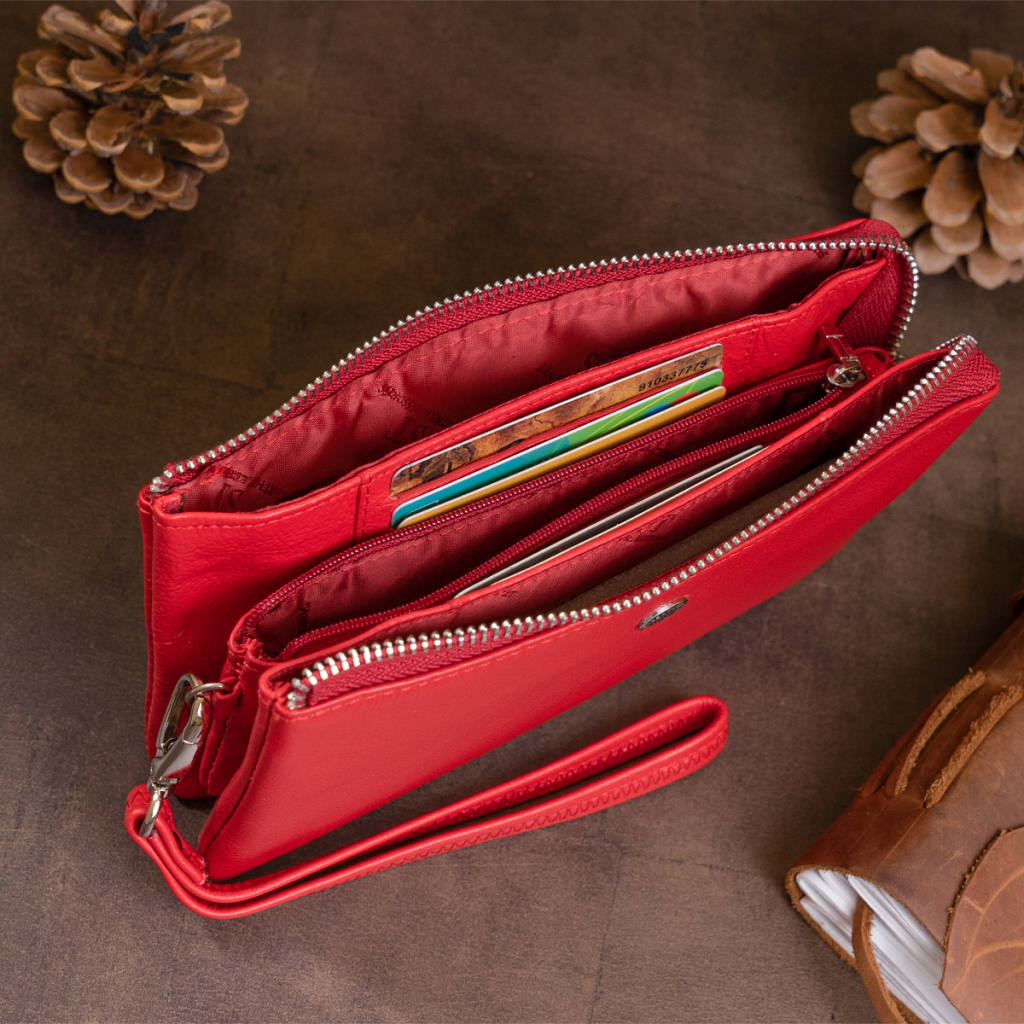 Гаманець ST Leather Червоний (19251) - зображення 10