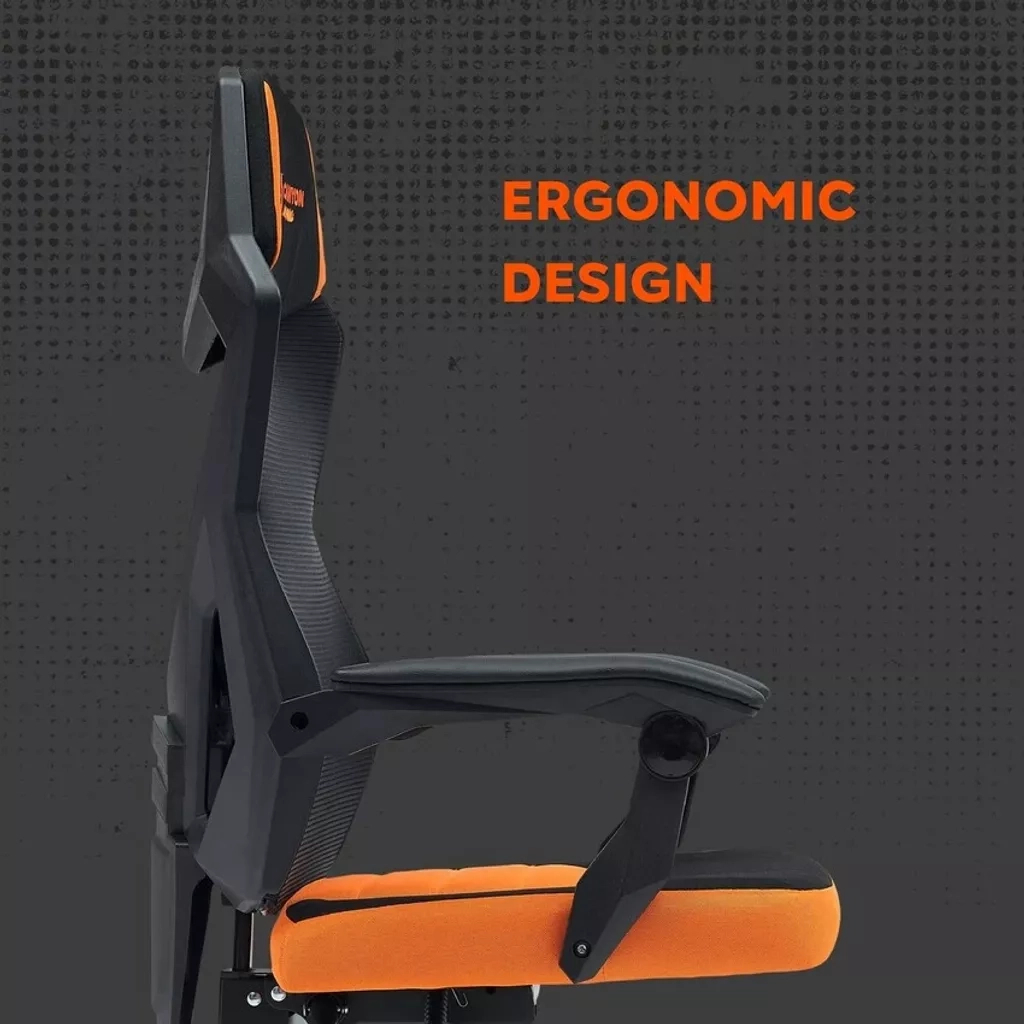 Крісло ігрове Canyon Wave MCH02 Mesh Black/Orange (CNE-MCH02) - зображення 6