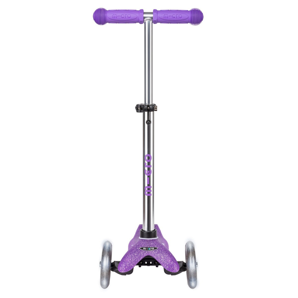 Самокат Micro Mini Deluxe Fairy Glitter LED Пурпуровий (MMD207) - зображення 4