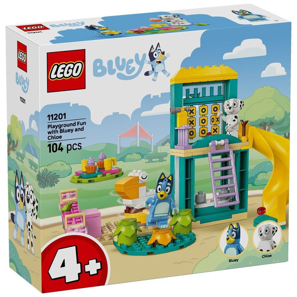 Конструктор LEGO Bluey Веселощі з Блуї та Хлоєю на ігровому майданчику (11201) - зображення 1