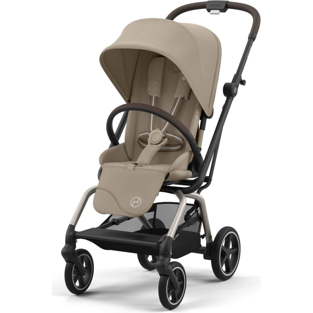 Коляска Cybex Eezy S Twist+ 2 TPE B Almond Beige (з бампером) (524000127) - зображення 1